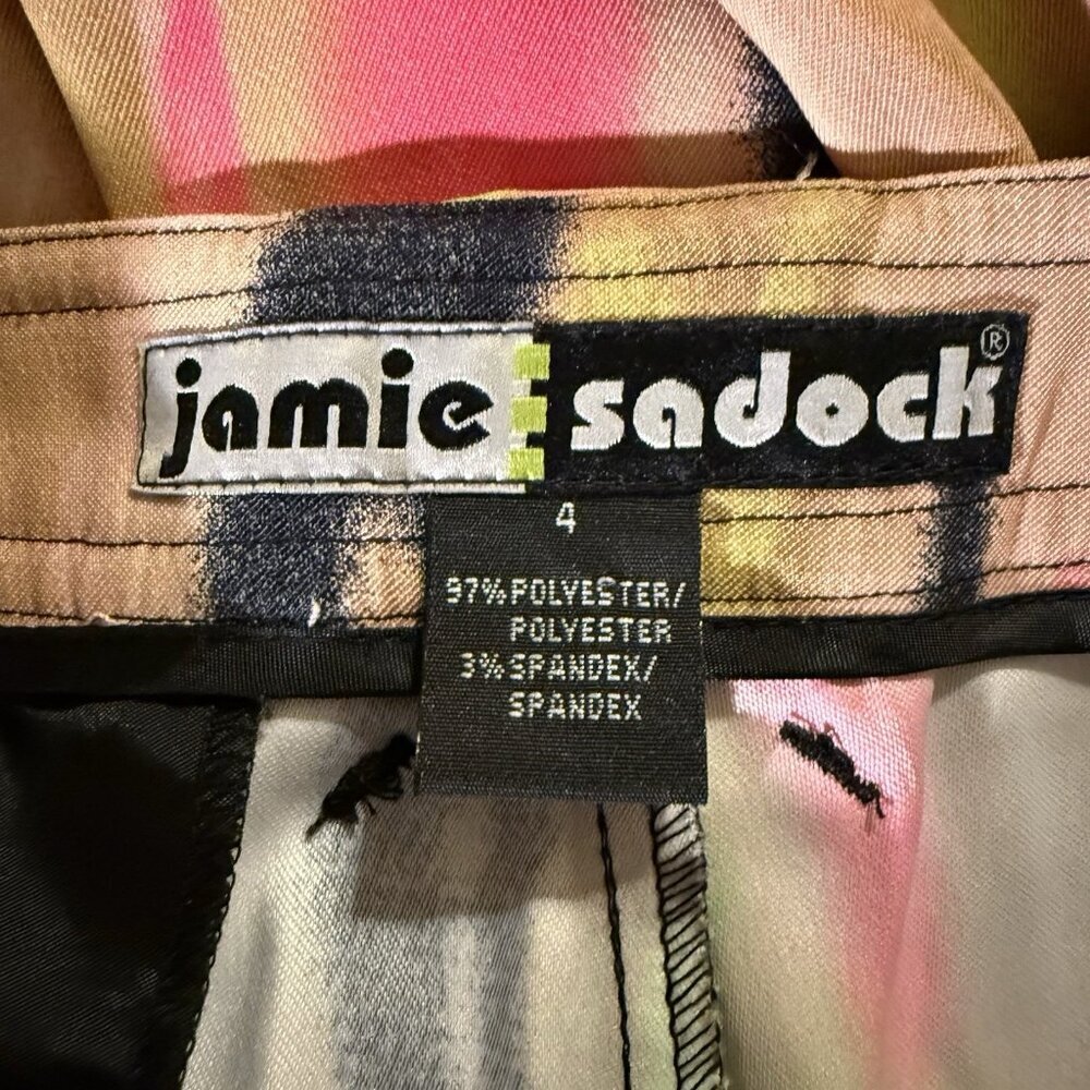 Jamie Sadock Capri Golf Activewear Women's SZ 4‎ Athleisure Artsy Sporty - Picture 3 of 13